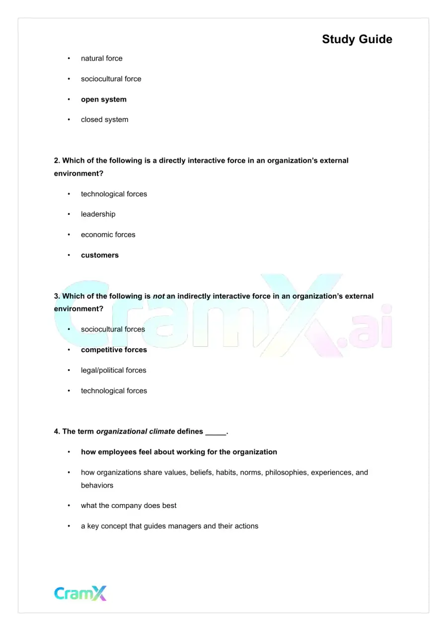 Principles of Management - Managerial Environments, page 3