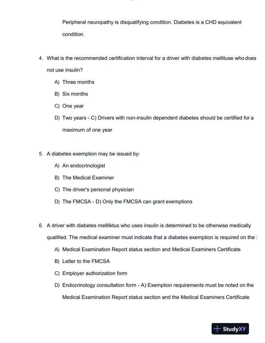NRCME Psychology Test Bank With Answers (193 Solved Questions), page 3