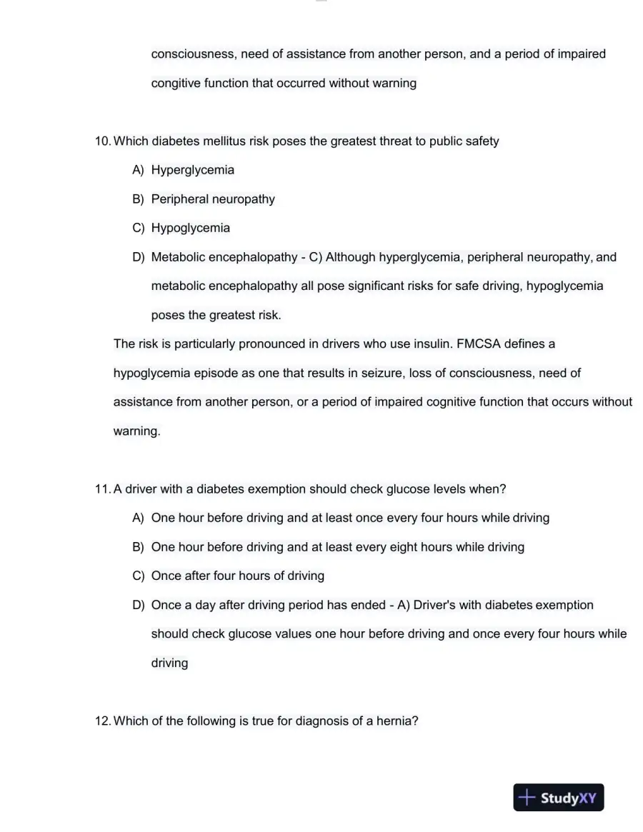 NRCME Psychology Test Bank With Answers (193 Solved Questions), page 5