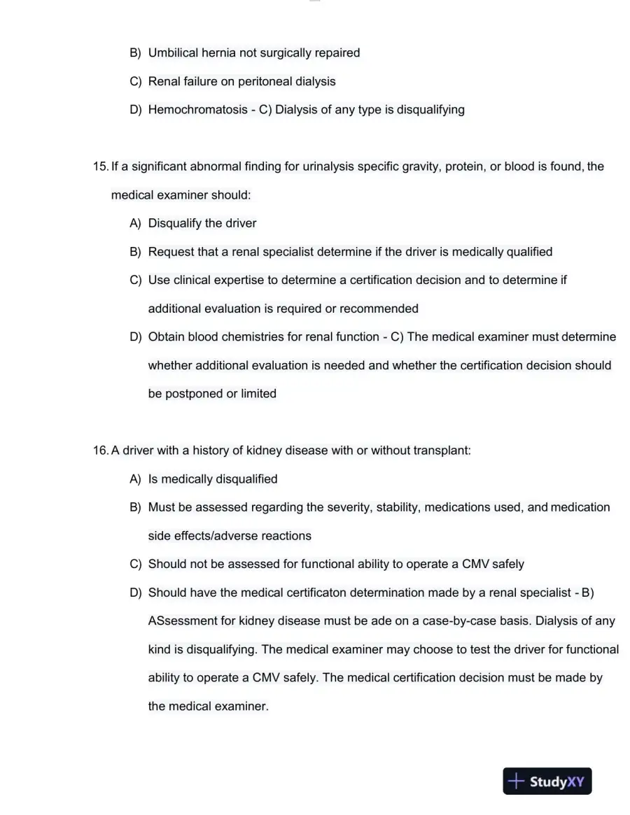 NRCME Psychology Test Bank With Answers (193 Solved Questions), page 7