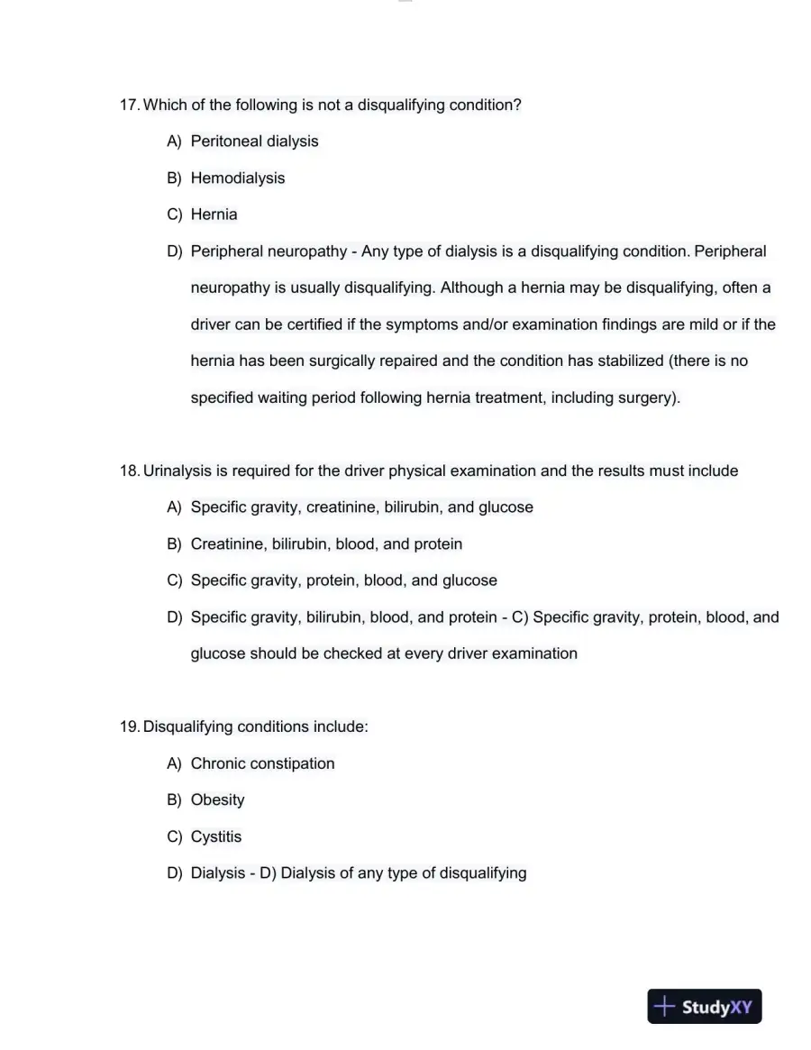 NRCME Psychology Test Bank With Answers (193 Solved Questions), page 8