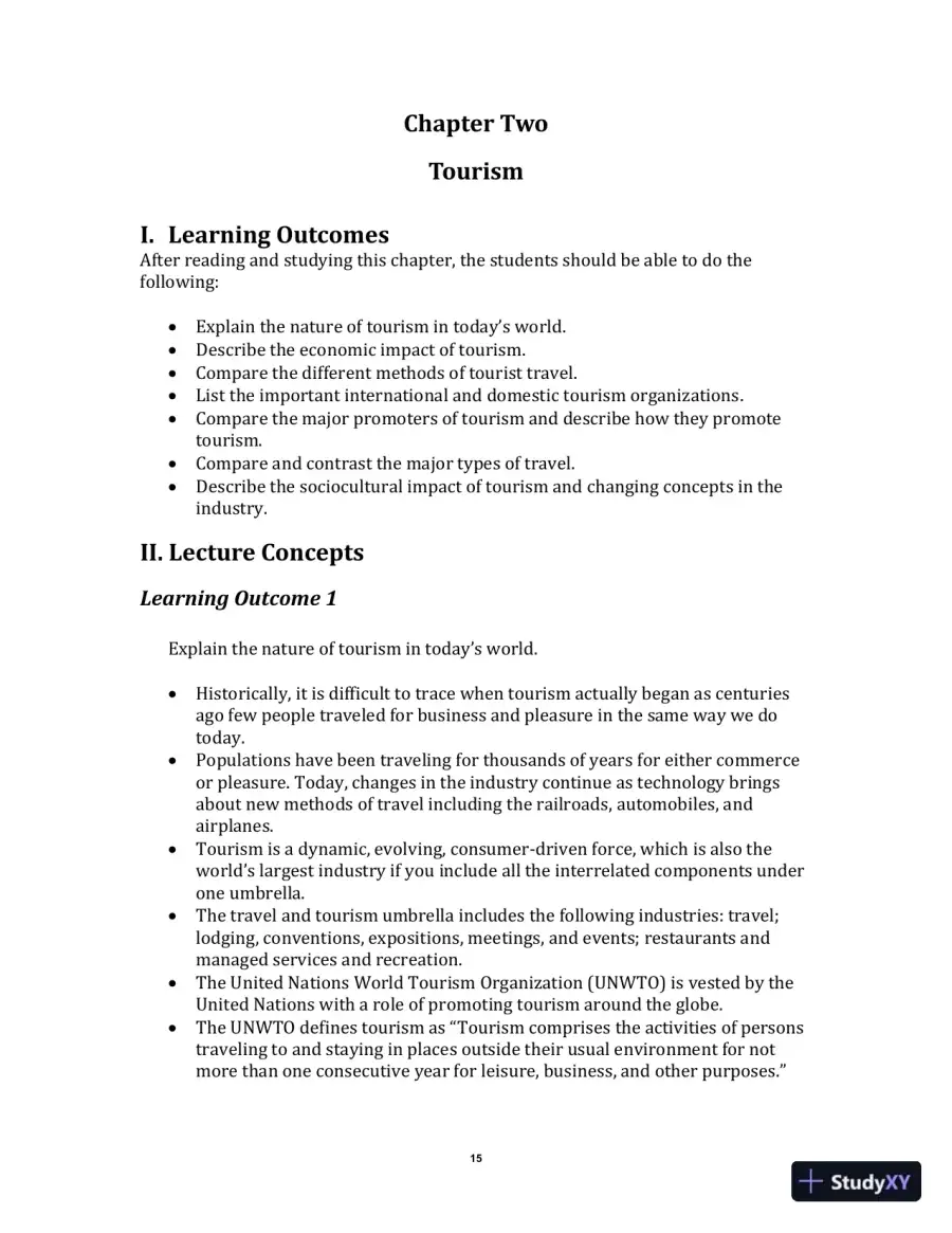 Exploring the Hospitality Industry, 4th Edition Class Notes, page 18