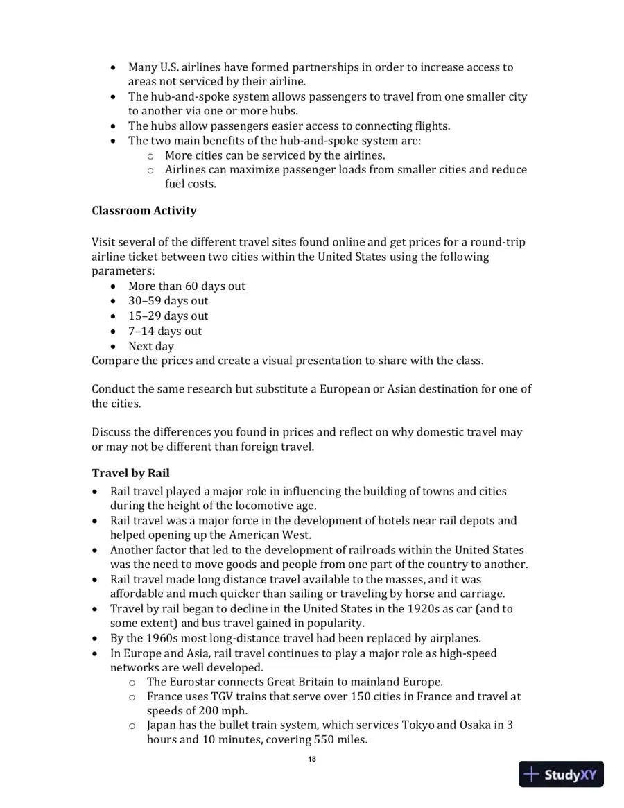 Exploring the Hospitality Industry, 4th Edition Class Notes, page 21