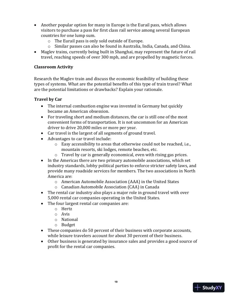 Exploring the Hospitality Industry, 4th Edition Class Notes, page 22