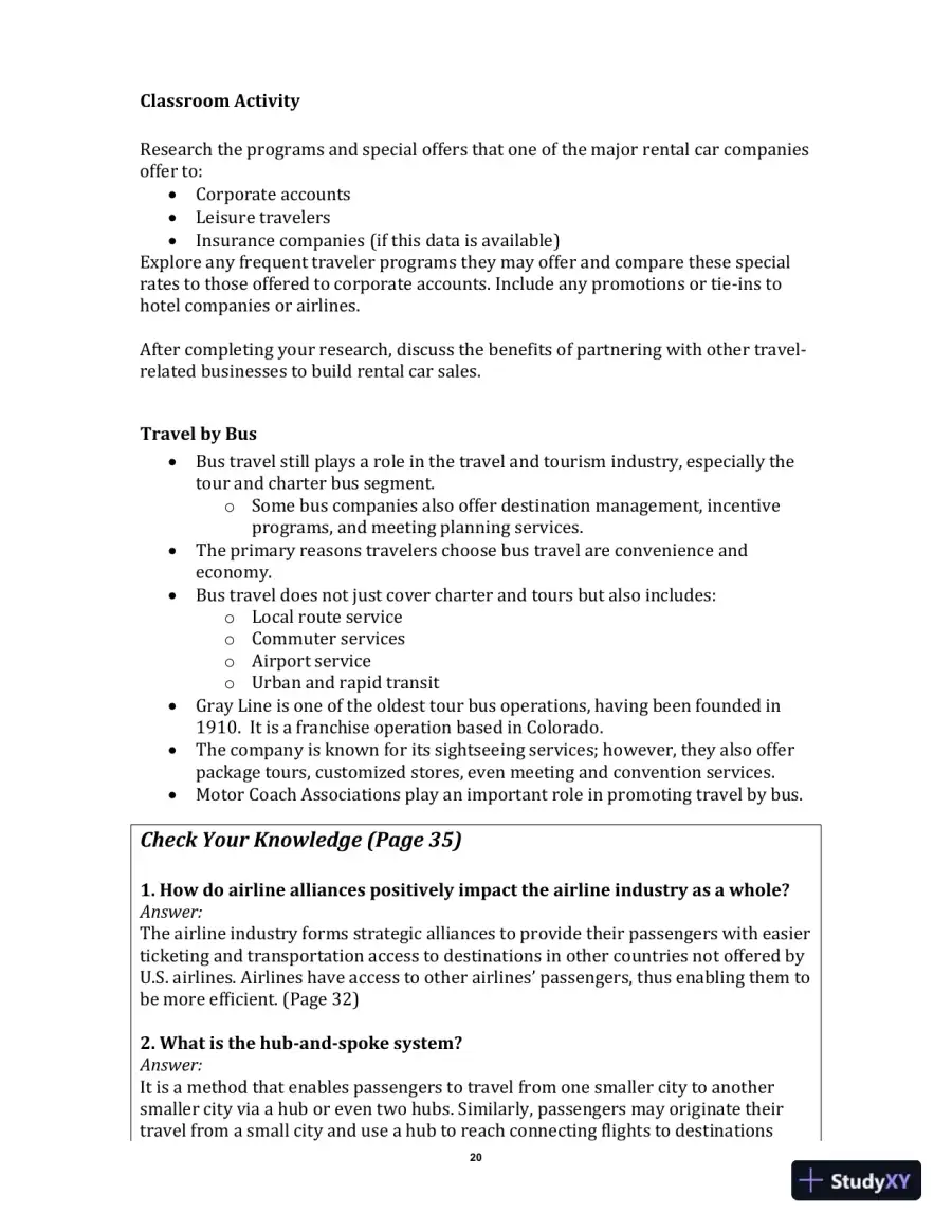 Exploring the Hospitality Industry, 4th Edition Class Notes, page 23