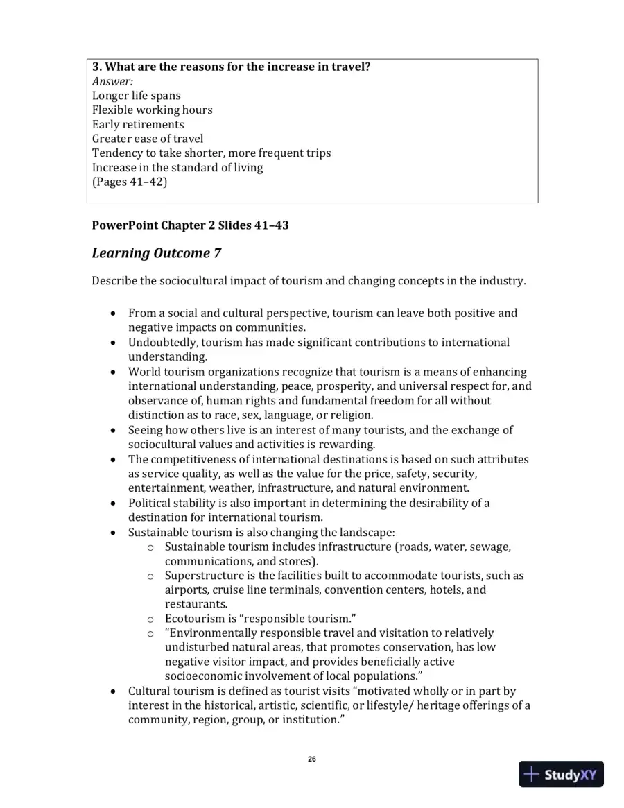 Exploring the Hospitality Industry, 4th Edition Class Notes, page 29