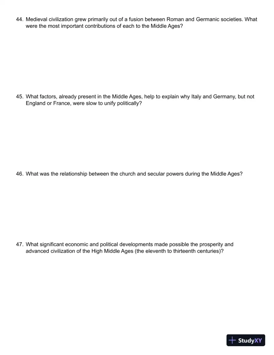 Palmer, A History of Europe in the Modern World, 11th Edition Test Bank, page 10