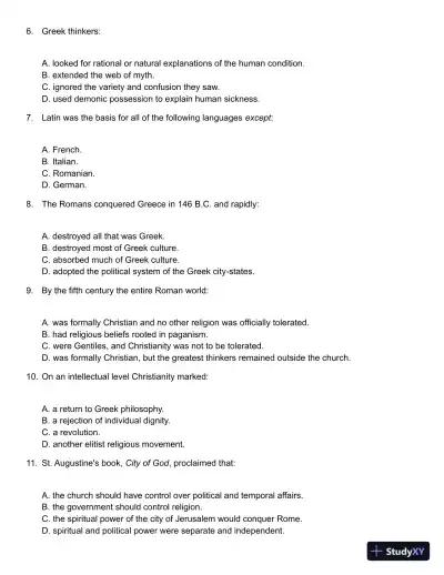 Palmer, A History of Europe in the Modern World, 11th Edition Test Bank - Page 3 preview image