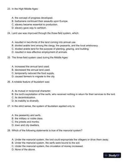 Palmer, A History of Europe in the Modern World, 11th Edition Test Bank - Page 6 preview image