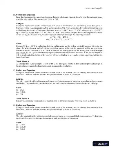 Solution Manual For Chemistry: An Atoms-Focused Approach, 3rd Edition - Page 6 preview image