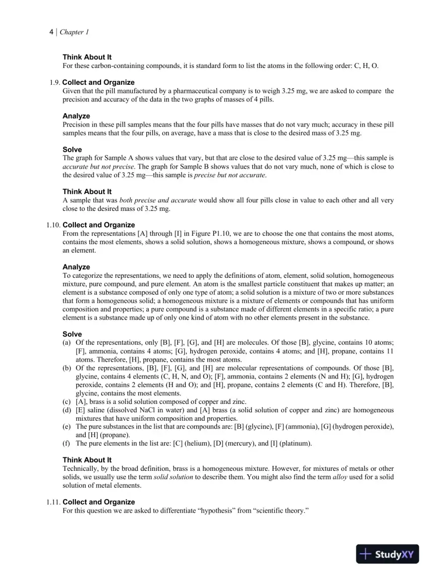 Solution Manual For Chemistry: An Atoms-Focused Approach, 3rd Edition, page 7