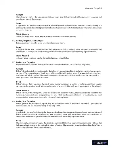 Solution Manual For Chemistry: An Atoms-Focused Approach, 3rd Edition - Page 8 preview image