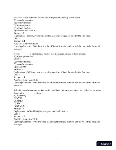 Test Bank for Corporate Finance Online, 2nd Edition - Page 10 preview image