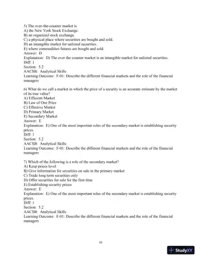 Test Bank for Corporate Finance Online, 2nd Edition - Page 11 preview image