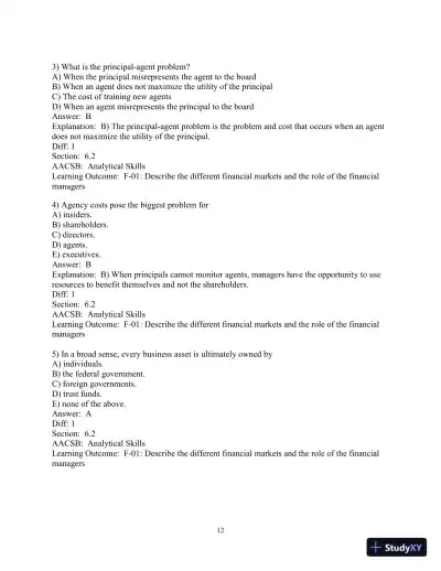 Test Bank for Corporate Finance Online, 2nd Edition - Page 13 preview image