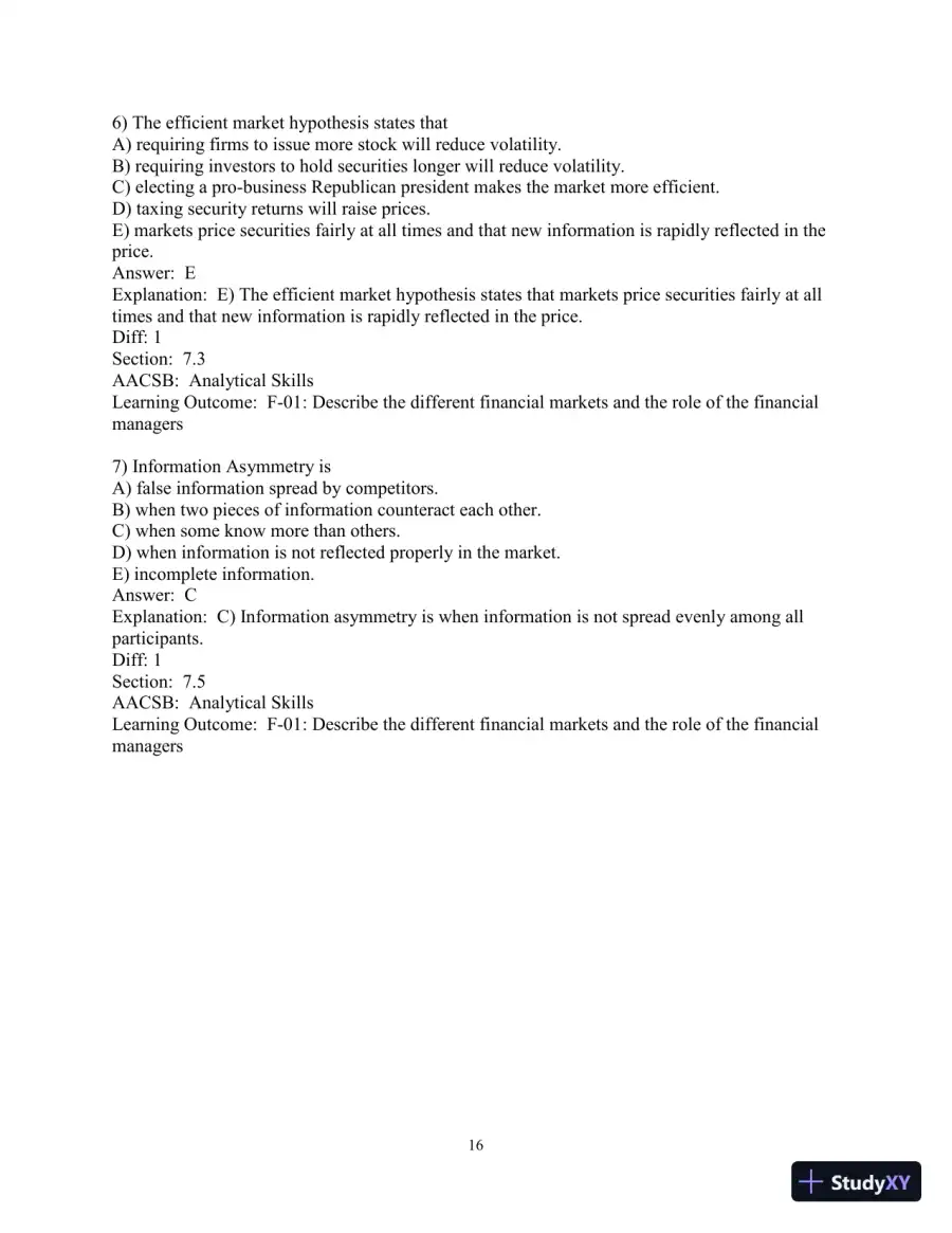 Test Bank for Corporate Finance Online, 2nd Edition, page 17