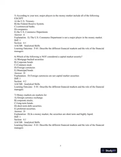 Test Bank for Corporate Finance Online, 2nd Edition - Page 6 preview image