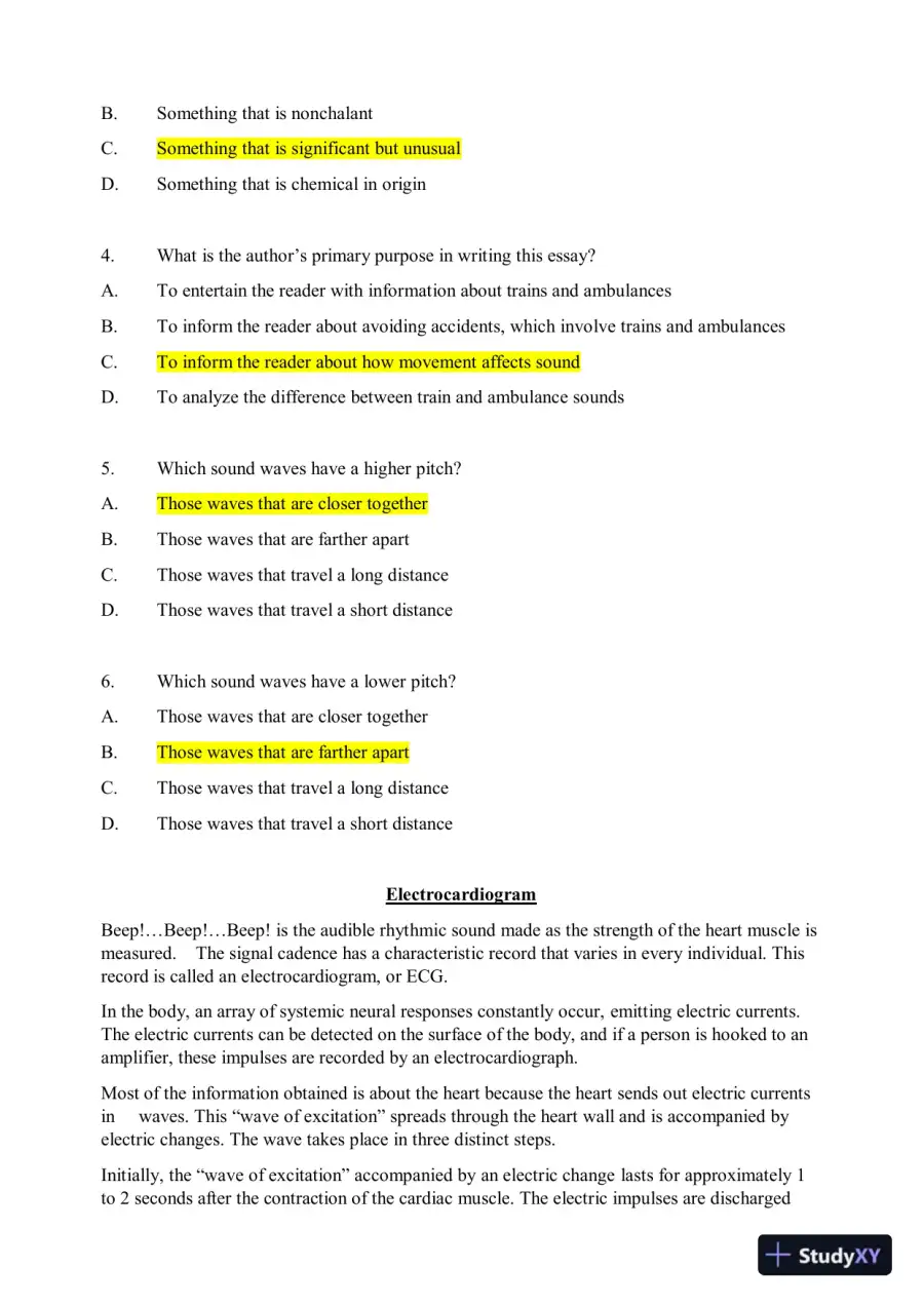 HESI Reading Compehension A2 Exam Version 1 With Answers (48 Solved Questions), page 3