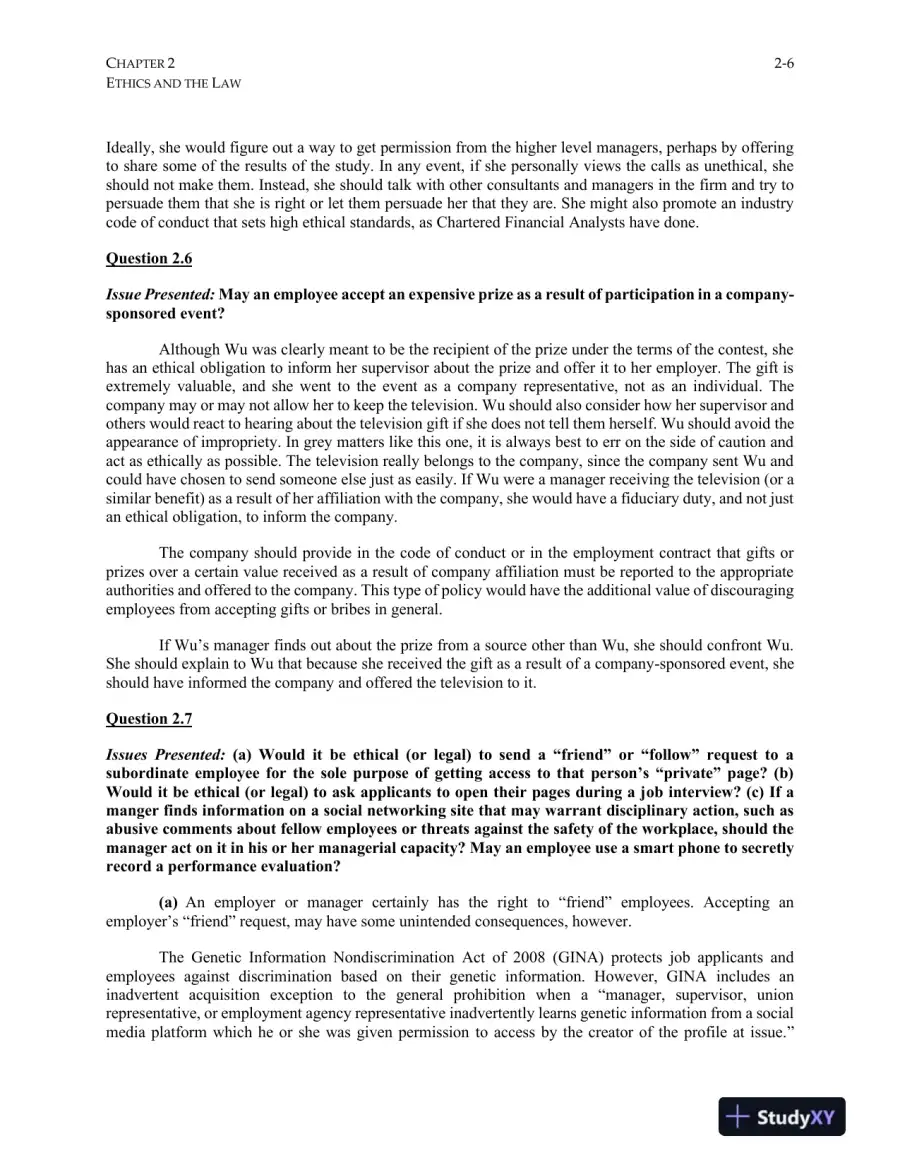 Managers and the Legal Environment: Strategies for the 21st Century, 8th Edition Solution Manual, page 12