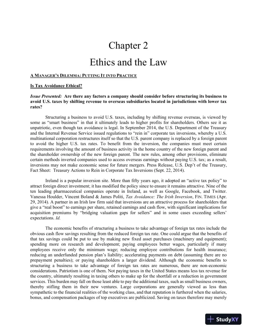 Managers and the Legal Environment: Strategies for the 21st Century, 8th Edition Solution Manual, page 7