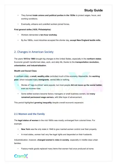 U.S. History I - Economic Growth and Development 1815–1860 - Page 3 preview image