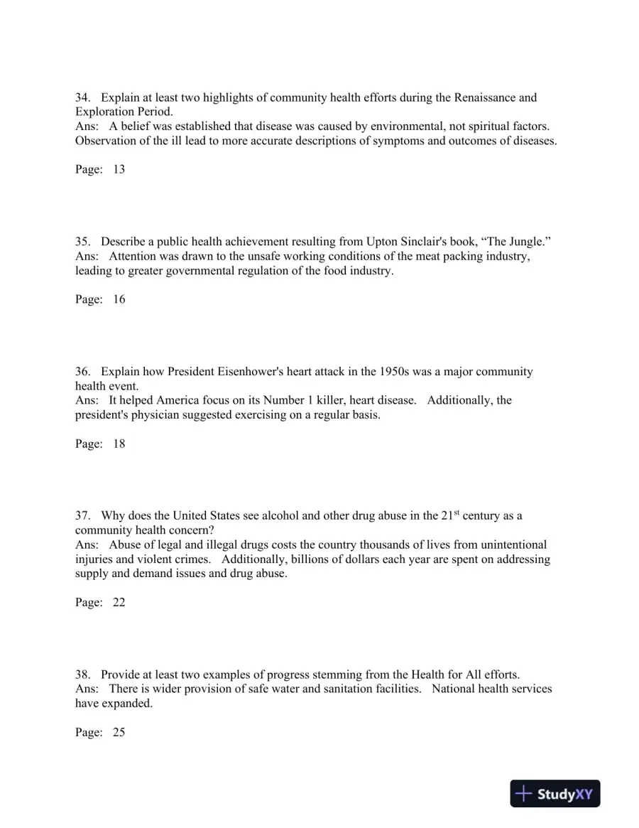 An Introduction to Community Health 7th Edition Test Bank, page 10