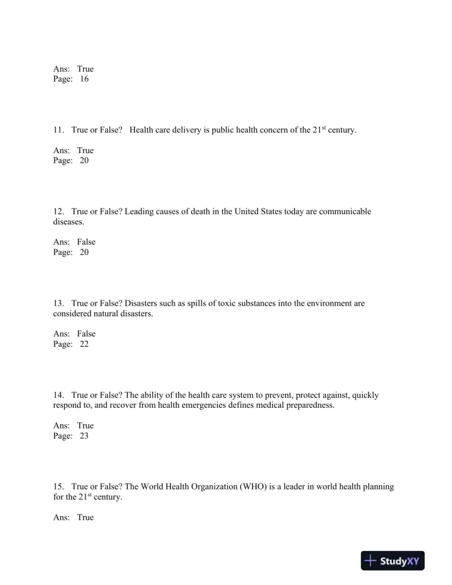 An Introduction to Community Health 7th Edition Test Bank, page 4