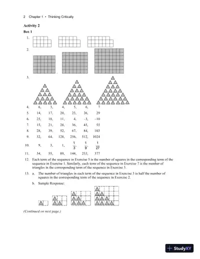 Solution Manual for Mathematical Reasoning for Elementary Teachers, 7th Edition - Page 3 preview image