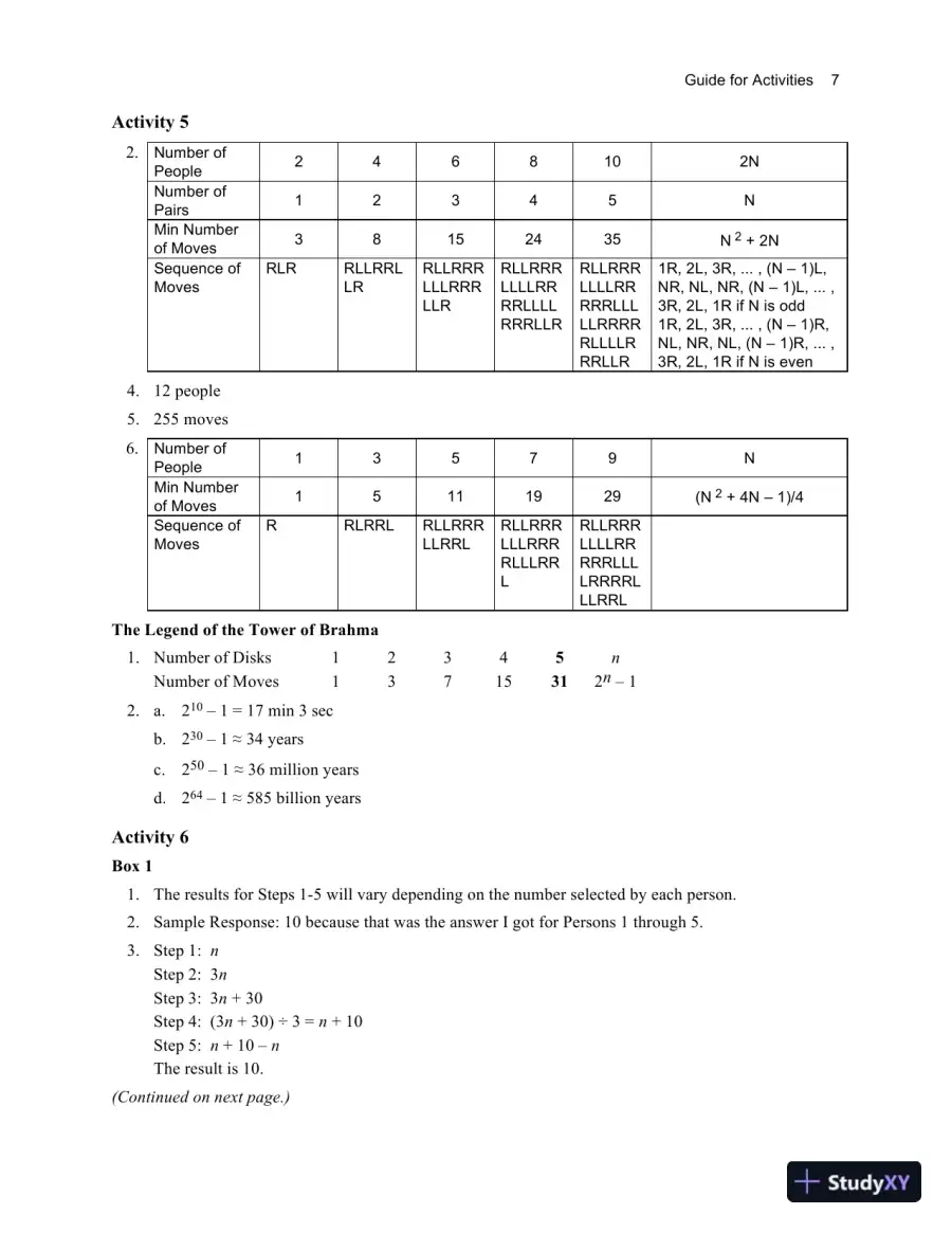 Solution Manual for Mathematical Reasoning for Elementary Teachers, 7th Edition, page 8