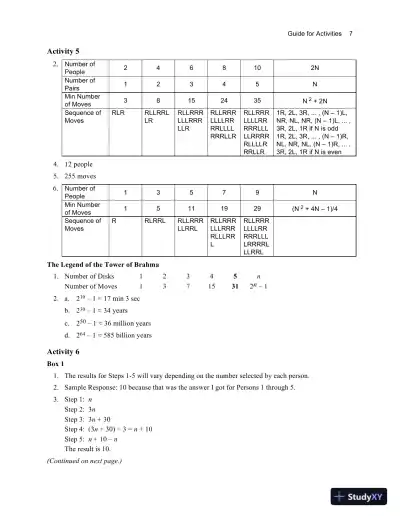 Solution Manual for Mathematical Reasoning for Elementary Teachers, 7th Edition - Page 8 preview image