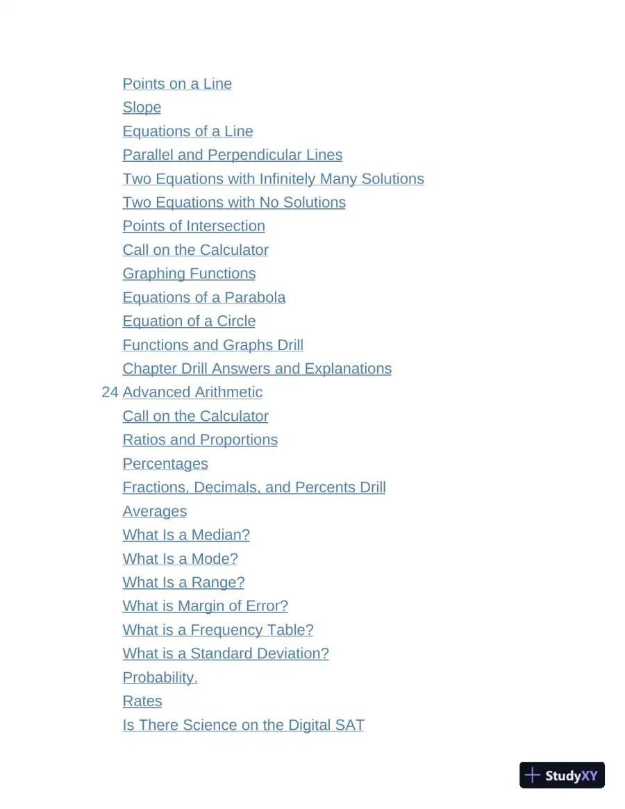 Princeton Review Digital SAT Premium Prep, 2024 : 4 Practice Tests + Online Flashcards + Review and Tools (2023), page 12