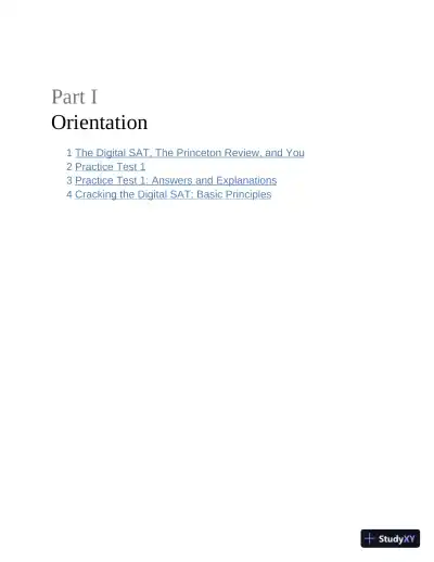 Princeton Review Digital SAT Premium Prep, 2024 : 4 Practice Tests + Online Flashcards + Review and Tools (2023) - Page 21 preview image