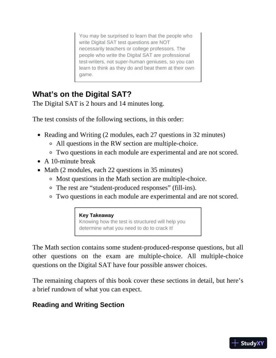 Princeton Review Digital SAT Premium Prep, 2024 : 4 Practice Tests + Online Flashcards + Review and Tools (2023), page 26