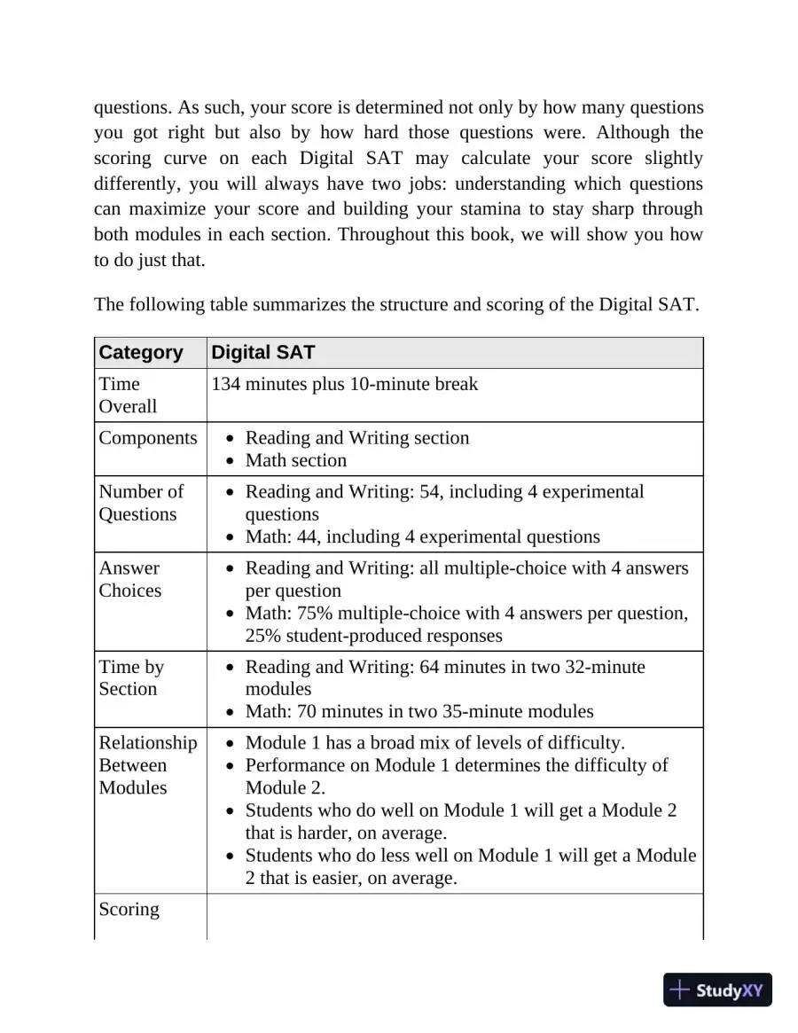 Princeton Review Digital SAT Premium Prep, 2024 : 4 Practice Tests + Online Flashcards + Review and Tools (2023), page 31