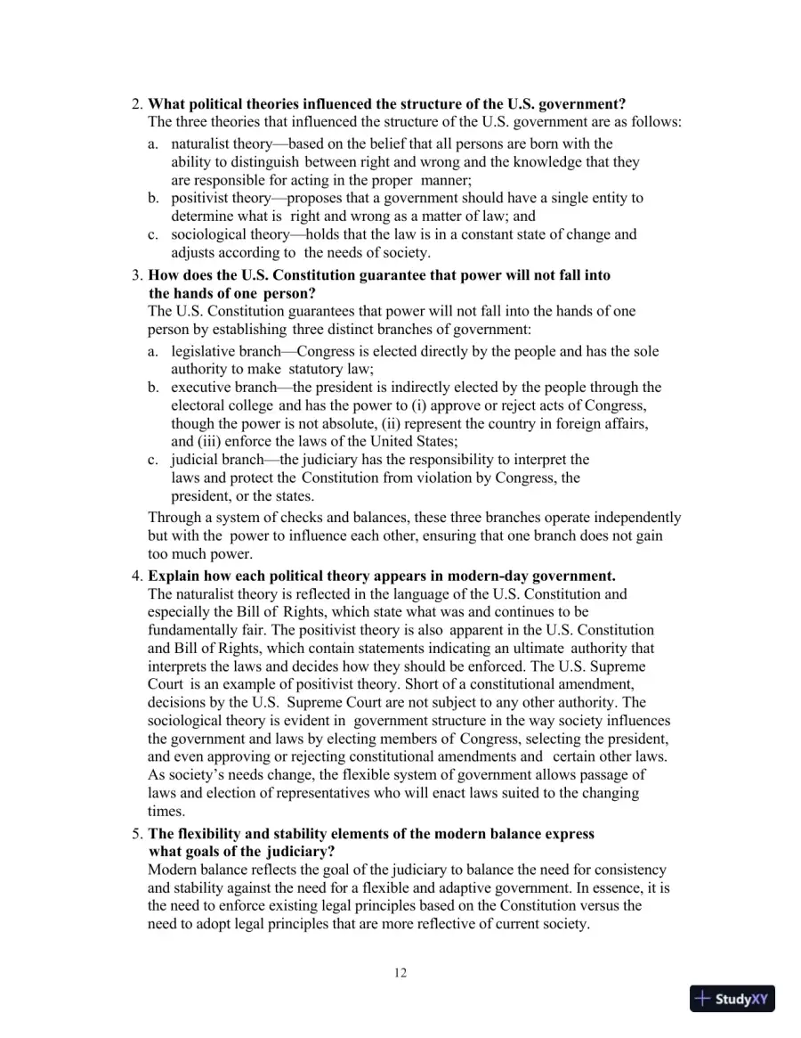Lecture Notes for Introduction to Law, 7th Edition, page 13