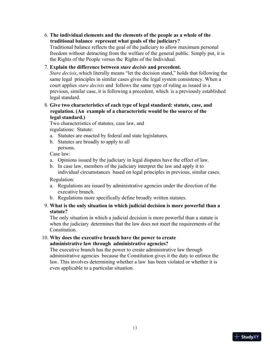 Lecture Notes for Introduction to Law, 7th Edition, page 14
