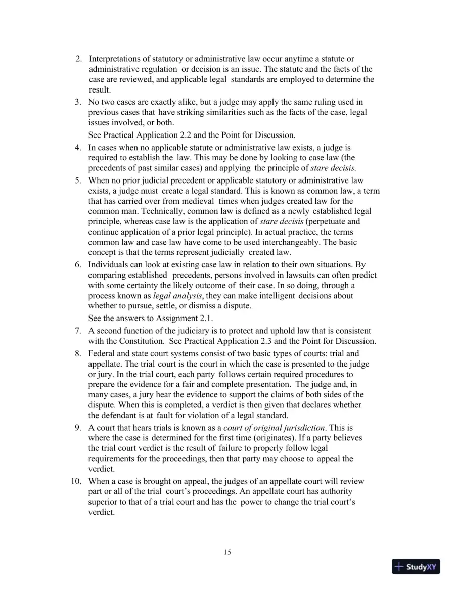 Lecture Notes for Introduction to Law, 7th Edition, page 16