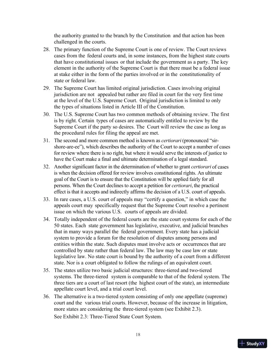 Lecture Notes for Introduction to Law, 7th Edition, page 19