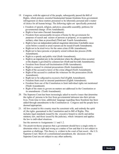 Lecture Notes for Introduction to Law, 7th Edition - Page 5 preview image