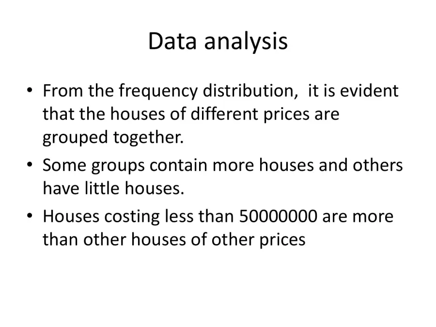 Data Analysis Of Housing Prices And Distribution, page 2