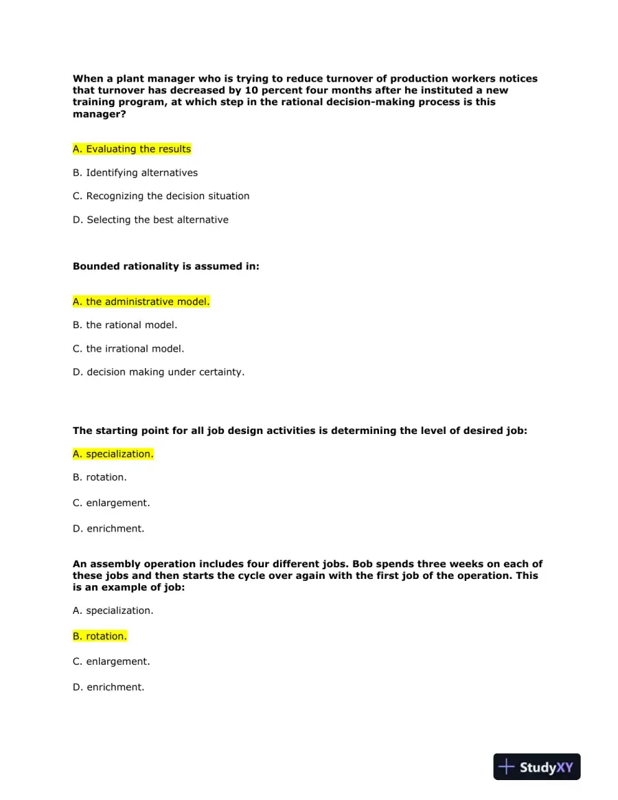 Strategic Management and Organizational Change: Key Concepts and Decision-Making Processes, page 6