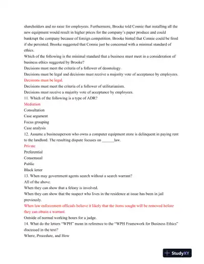 Memphis Acct 3130 M50 Fall 2015 ONLINE Final Exam 2015 - Page 5 preview image