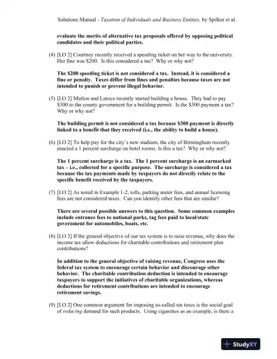 Solution Manual For McGraw-Hill's Taxation of Individuals and Business Entities 2021 Edition, 12th Edition - Page 3 preview image