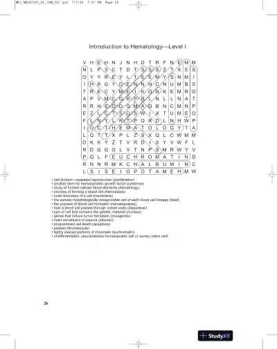 Solution Manual for Clinical Laboratory Hematology, 2nd Edition - Page 10 preview image