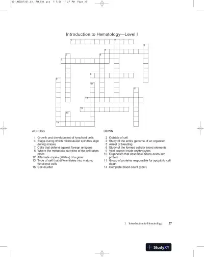 Solution Manual for Clinical Laboratory Hematology, 2nd Edition - Page 11 preview image
