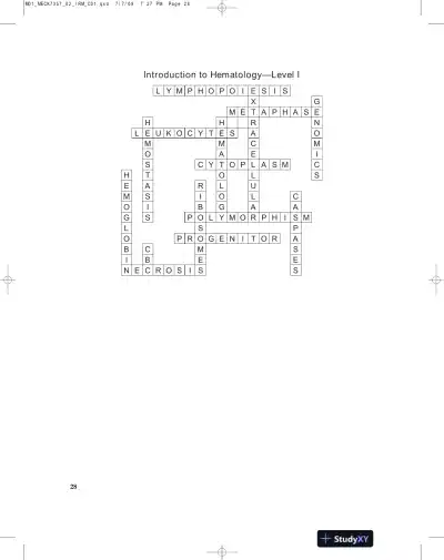 Solution Manual for Clinical Laboratory Hematology, 2nd Edition - Page 12 preview image