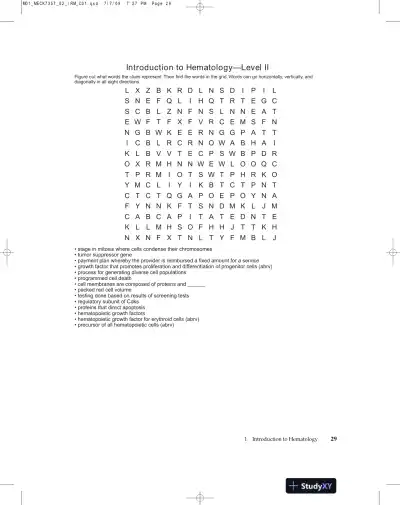 Solution Manual for Clinical Laboratory Hematology, 2nd Edition - Page 13 preview image
