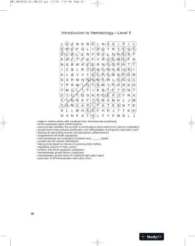 Solution Manual for Clinical Laboratory Hematology, 2nd Edition - Page 14 preview image