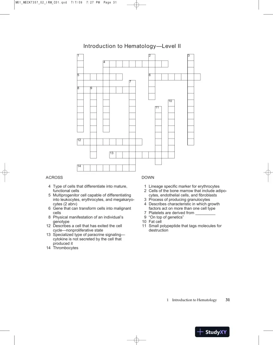Solution Manual for Clinical Laboratory Hematology, 2nd Edition, page 15