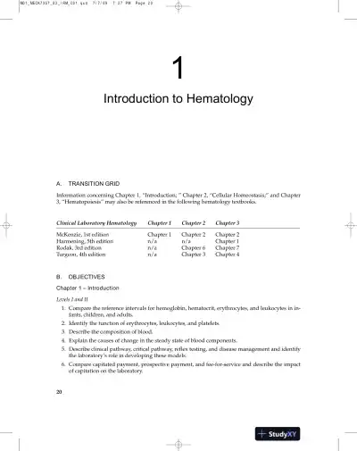 Solution Manual for Clinical Laboratory Hematology, 2nd Edition - Page 4 preview image